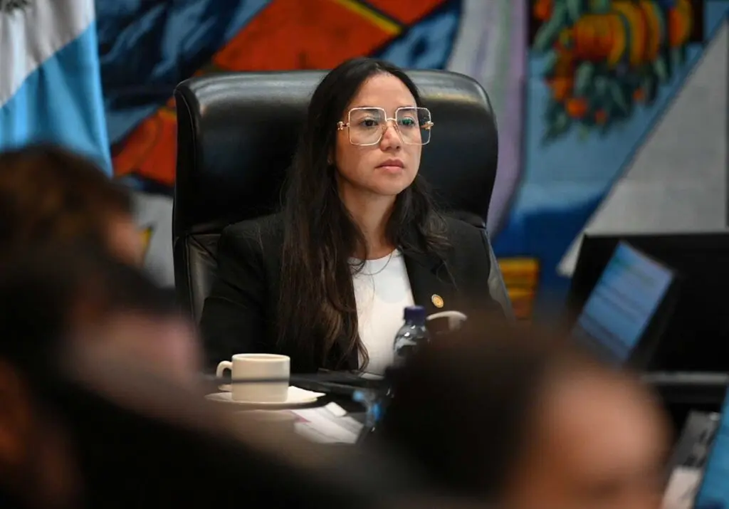 Viceministra de Asuntos Registrales del Ministerio de Economía, licenciada Sara Larios Hernández.